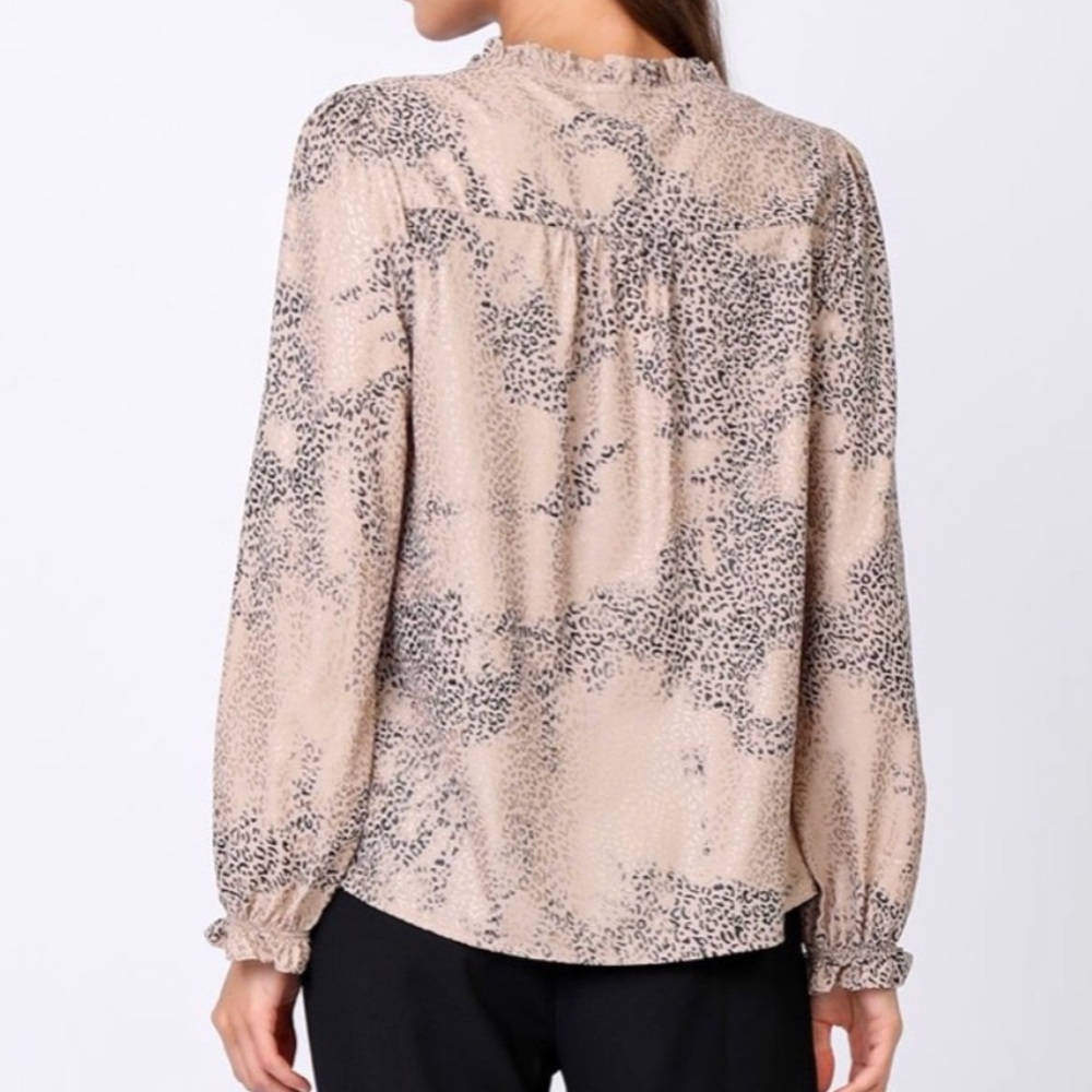 Current Air Leopard Print Blouse - image 2